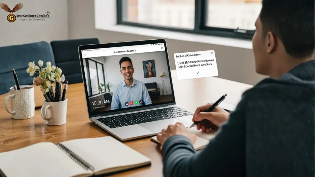 Book a local SEO consultation with SparXcellence Ghodke’s