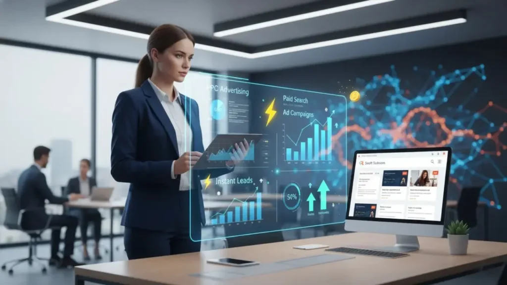 “How PPC ads help business get fast leads and instant visibility”