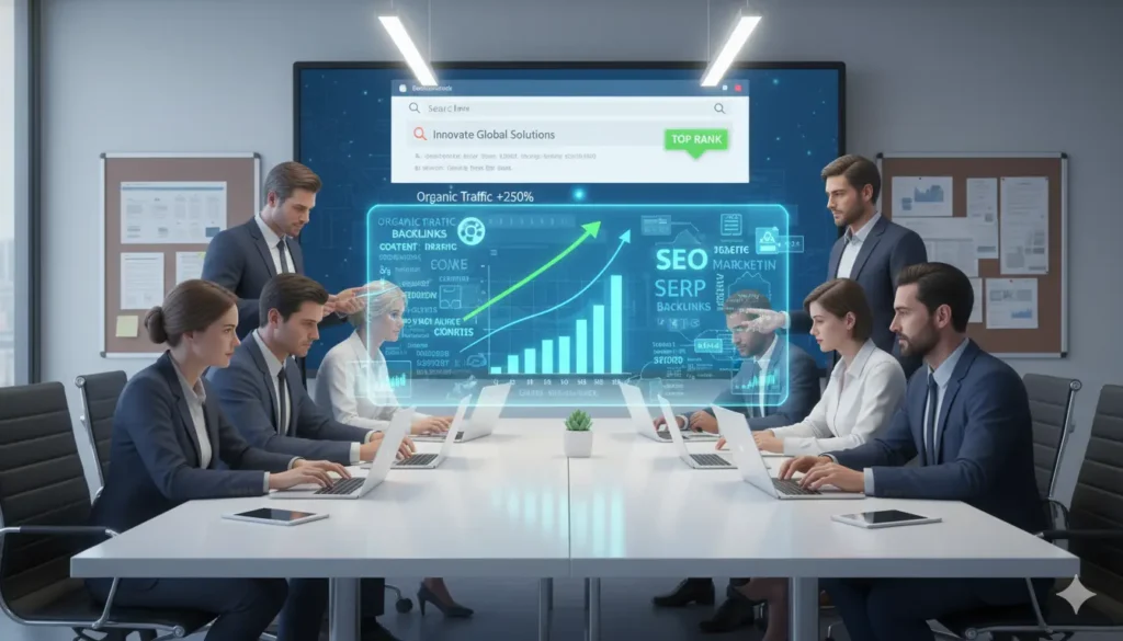 “How SEO helps business increase visibility and organic traffic”