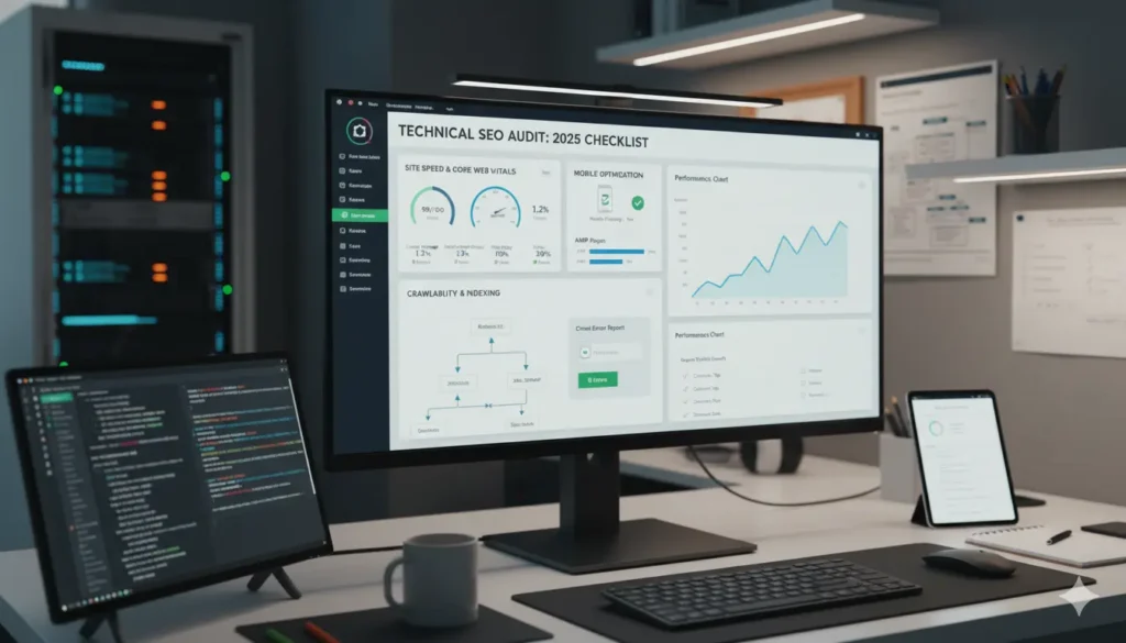 “Technical SEO checklist with site speed mobile optimization crawlability indexing”