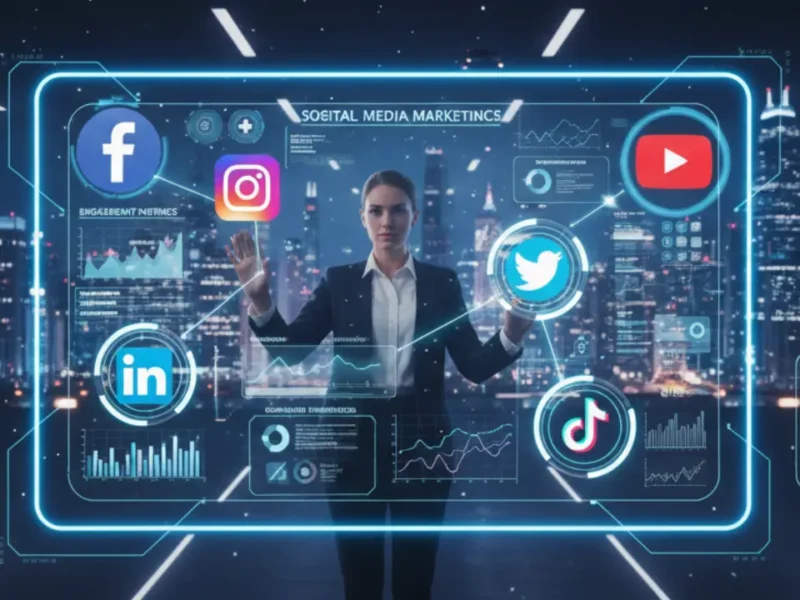 “What is social media marketing explained with icons of major platforms 2025”